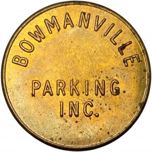 Canada Bowmanville Ontario Parking Token