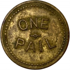 Canada Tilbury Ontario One Pail Tilbury Canning Co. Merchant Token 1032-D-A