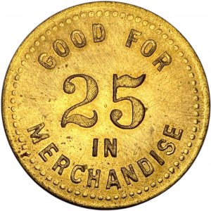 Canada Glencairn Ontario 25 Cent M. N. Stephens & Sons Merchant Token 416-B-C