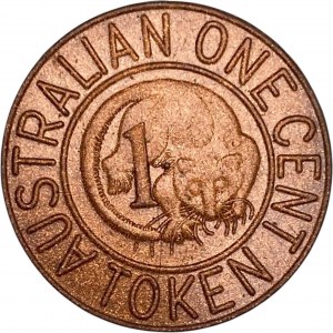 Australia Esso Extra One Cent Token