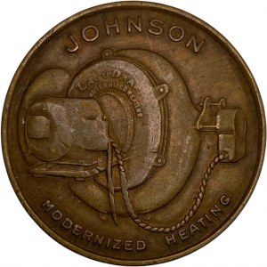 Canada Peterborough Ontario Johnson Heating Good Luck Medallion