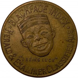 Herald Examiner Classified Ads I Bring Luck Medallion