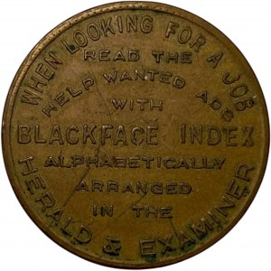 Herald Examiner Classified Ads I Bring Luck Medallion