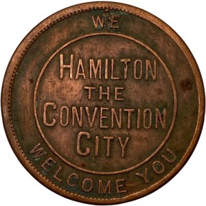 Canada Hamilton Ontario The Convention City Medallion