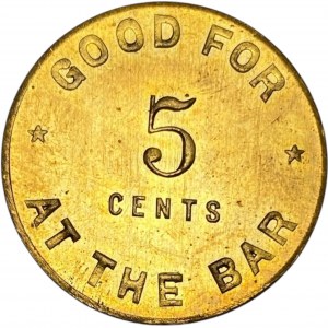 Canada Hamilton Ontario 5 Cent D. McCormick House Merchant Token