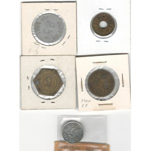 Good For In Trade Token Lot. Central Hotel Etc. (5 pieces)
