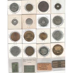 Canada Token Medallion Lot Transit, Hockey, Etc. (20 Pieces)