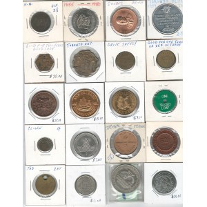 Canada Token Medallion Lot Good Luck, Parking, Etc. (20 Pieces)