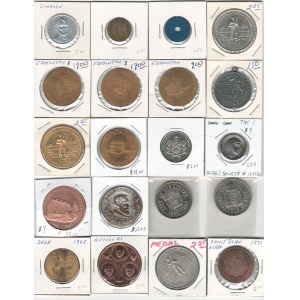 Canada Token Medallion Lot Edmonton, Stratford, Moon Landing, Etc. (20 Pieces)