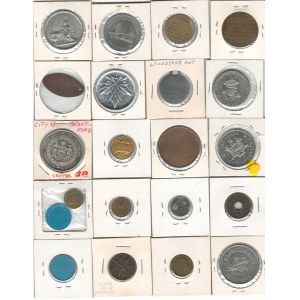 Canada Token Medallion Lot Jeton, Cottens, Etc. (20 Pieces)