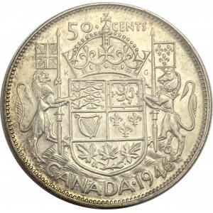 Canada 1946 50 Cents Design in 6