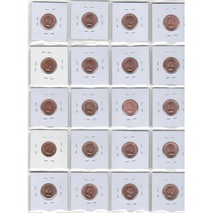 Canada 1 Cent & 5 Cent Varieties (53 pieces)