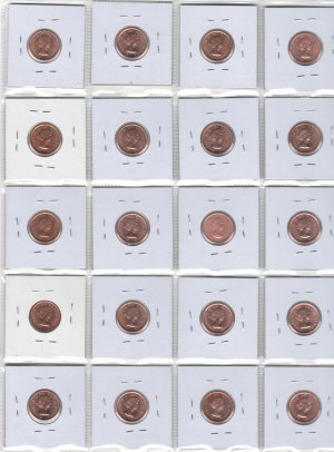 Canada 1 Cent & 5 Cent Varieties (53 pieces)