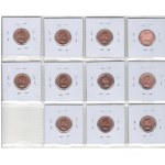 Canada 1 Cent & 5 Cent Varieties (53 pieces)