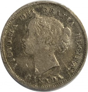Canada 1892 5 Cents Obverse 2