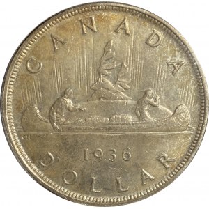 Canada 1936 Silver Dollar