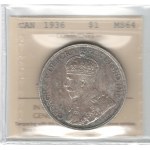 Canada 1936 Silver Dollar