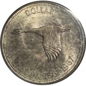 Canada 1967 Silver Dollar