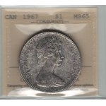 Canada 1967 Silver Dollar