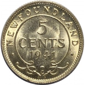Canada Newfoundland 1941C 5 Cent