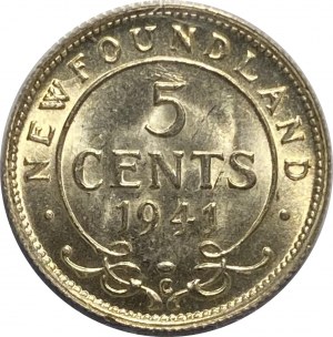 Canada Newfoundland 1941C 5 Cent