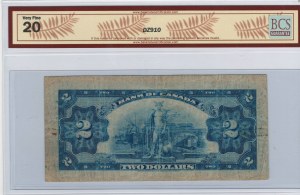 Bank of Canada 1935 $2 Banknote BC-3