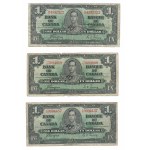 Bank of Canada 1937 $1 to $20 Banknote Lot $101 Face Value (21 Pieces)