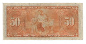 Bank of Canada 1937 $50 Banknote B/H BC-26b