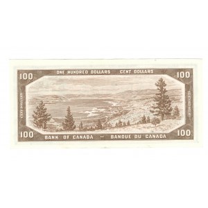 Bank of Canada 1954 $100 Banknote A/J BC-43c