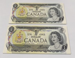 Bank of Canada 1973 $1 Banknotes Lot Two Sequences BC-46b (20 Pieces)