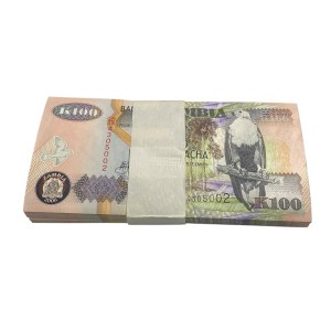 Zambia 2006 100 Kwacha Banknote Partial Bundle (94 Pieces)