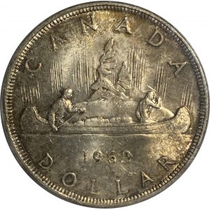 Canada 1962 Silver Dollar