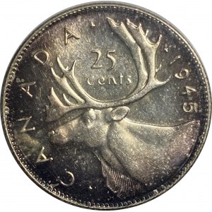 Canada 1945 25 Cent