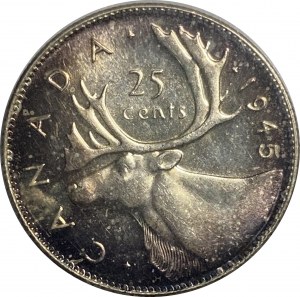 Canada 1945 25 Cent