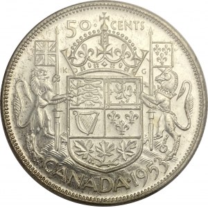 Canada 1953 LD SF 50 Cent