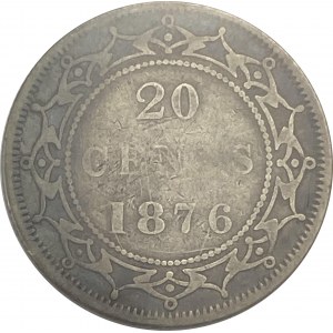 Canada Terre-Neuve 1876H 20 Cent