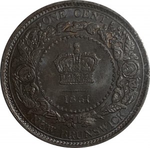 Canada New Brunswick 1861 1 Cent