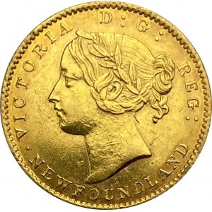 Canada Newfoundland 1872 $2 Gold Coin