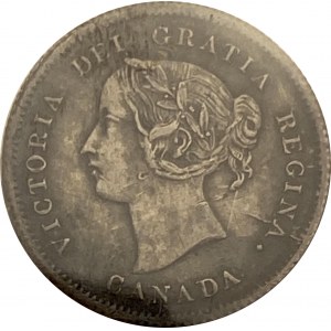 Canada 1872H 5 Cent