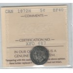 Canada 1872H 5 Cent