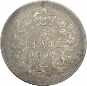 Canada 1893 5 Cent