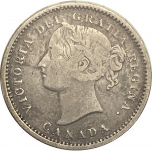 Canada 1870 10 Cent Wide 0