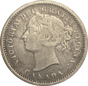 Canada 1870 10 Cent Wide 0