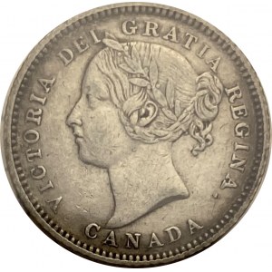 Canada 1881H 10 Cent Obv. 2