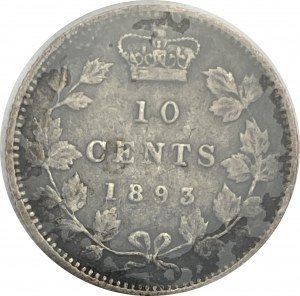 Canada 1893 10 Cent FT3, Obv. 5