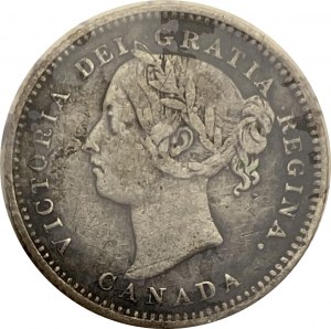 Canada 1893 10 Cent FT3, Obv. 5