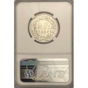 Switzerland 1967B 2 Francs
