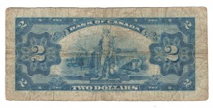 Bank of Canada 1935 $2 Banknote English BC-3