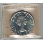 Canada 1964 Silver Dollar Missing Dot