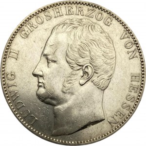 German States Hessen 1841 2 Thaler 3 1/2 Gulden